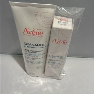NEW Avene Cleanance Acne Medicated Clearing Gel Cleanser and Clearing treatment.